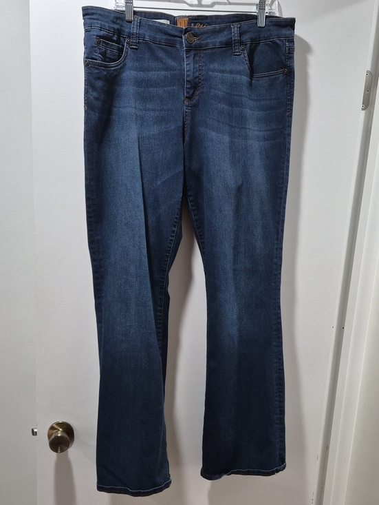 KUT Denim - KUT Nicole High Rise Bootcut Dark Blue Jeans